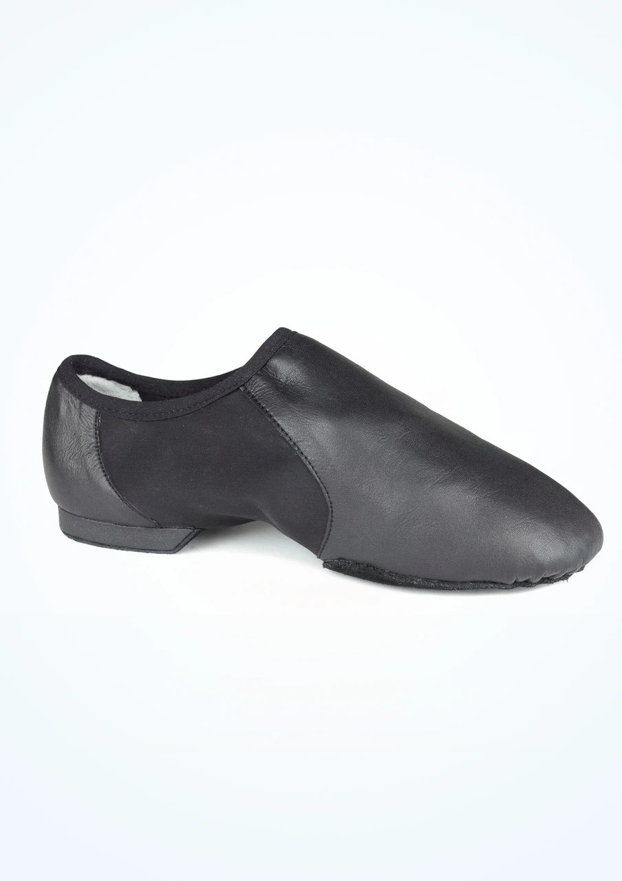 Move Illusion Split Sole Jazz Shoe - Black Move Illusion Split Sole Jazz Shoe - Black -Dance costume MOJ0012 MAIN BLK 30161.1678928508