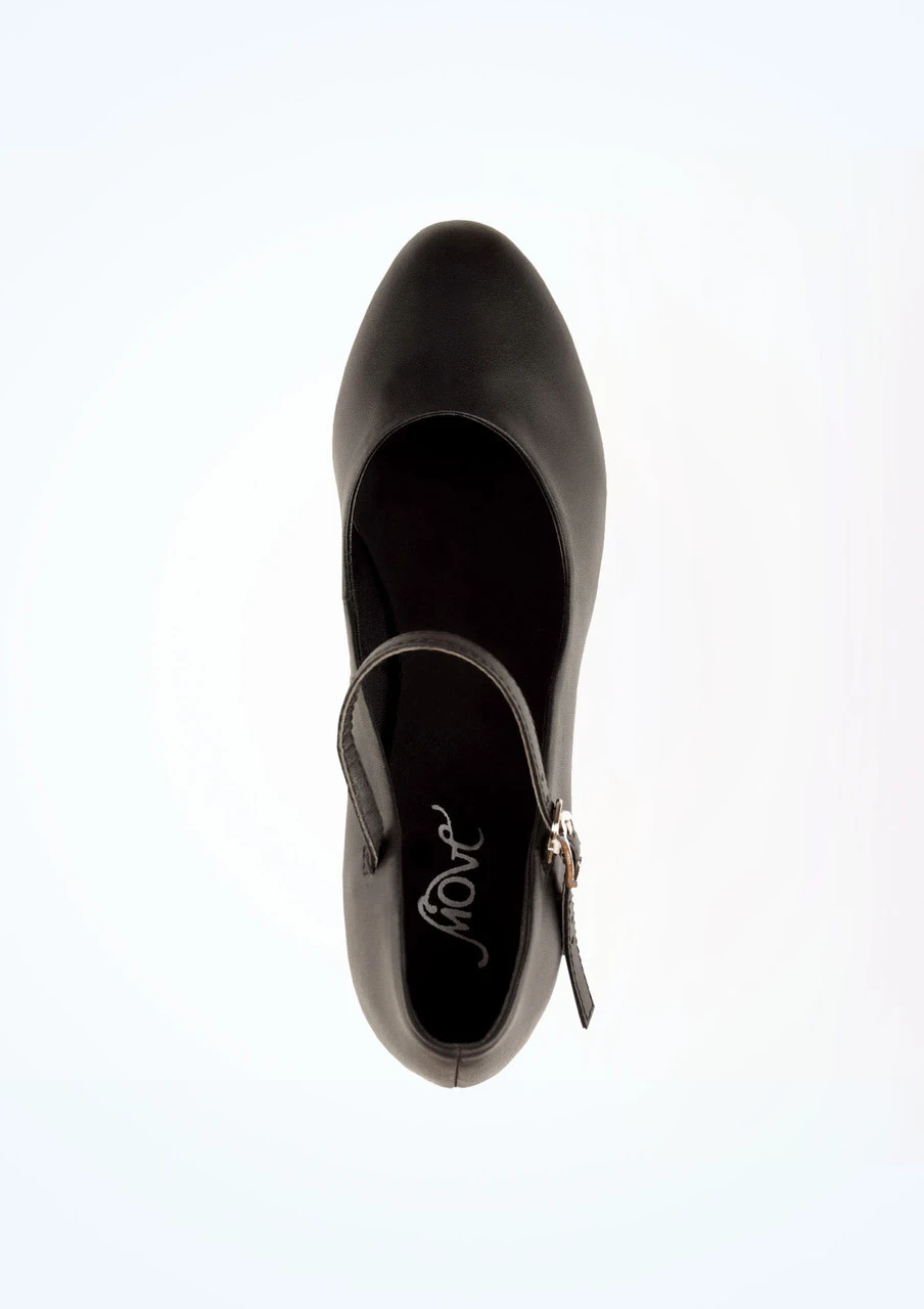 Move Dance Minelli Character Shoe 2" - Black Move Dance Minelli Character Shoe 2" - Black -Dance costume MOK0015 FRONT BLK 20239.1678928517