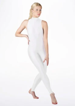 Alegra Girls Shiny Rhona Unitard 21 Alegra Girls Shiny Rhona Unitard -Dance costume MOU0218 MAIN WHT 59131.1678871831