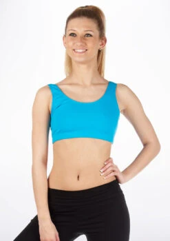 Move Dance Katie Bra Top -Dance costume MOZ0227 CROP2 BLU 74535.1678884893