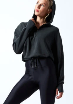 Move Dance Lilly Jersey Dance Hoodie -Dance costume MOZ0628 CHRCL FRONT 1T 26909.1696981188