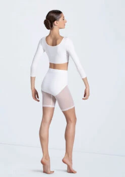 Weissman Power Mesh Biker Shorts 6 Weissman Power Mesh Biker Shorts -Dance costume MT12224 white 14429 white 785 73355.1692402366