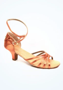 PortDance Sienna Ballroom & Latin Shoe 1.75" -Dance costume PD301 MAIN2 TAN 14075.1678885204