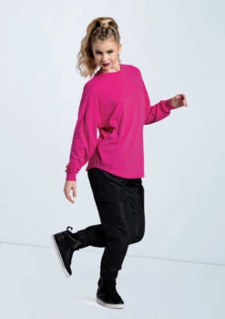 Weissman Long Sleeve Tee 3 Weissman Long Sleeve Tee -Dance costume PT12725 lipstick AH12406 black 856 07924.1678891430