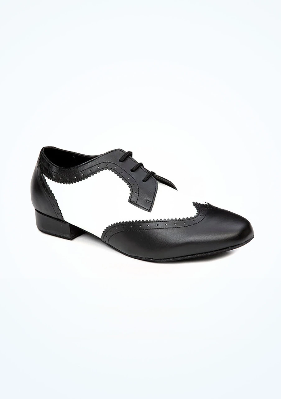 Roch Valley Ritz Two Tone Ballroom Shoe 1.2" Roch Valley Ritz Two Tone Ballroom Shoe 1.2" -Dance costume RORITZ MAIN BKWT 08386.1678885393