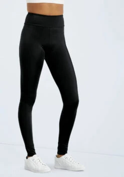 Weissman Lustre High-Waist Leggings -Dance costume SH11069 black 014 55938.1689299508