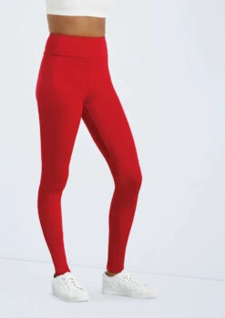 Weissman Lustre High-Waist Leggings -Dance costume SH11069 red 021 86860.1678891500