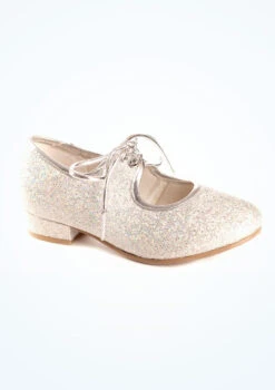 Tappers & Pointers Low Heel Tap Shoe - Hologram -Dance costume TAHPT MAIN SLV T 21736.1698812043