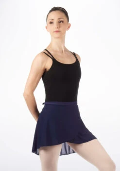 Tappers & Pointers Wrap Dance Skirt -Dance costume TAWRAP MAIN NVY 43042.1678886452