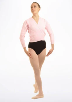 Tappers & Pointers Kids Knit Ballet Wrap -Dance costume TAXCLS MAIN PNK 73476.1683935979