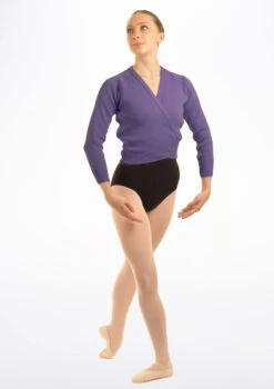 Tappers & Pointers Knit Ballet Wrap -Dance costume TAXCLS MAIN PUR 49593.1678886458