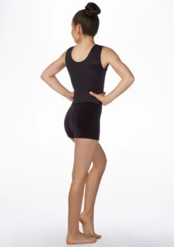 Alegra Girls Velour Gymnastics Shorts 4 Alegra Girls Velour Gymnastics Shorts -Dance costume al r5927 alegra girls velour gymnastics shorts black back 07865.1678877614