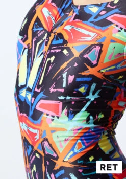 Alegra Girls Patterned Rhona Unitard -Dance costume al newpatternswatch ret 31835.1678871812