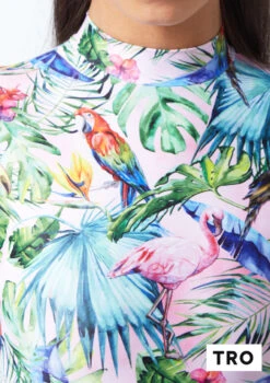 Alegra Girls Patterned Aspen Catsuit -Dance costume al newpatternswatch tro 22382.1678871861