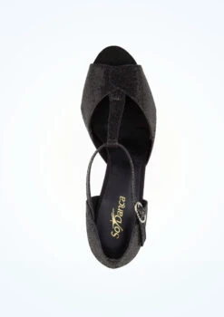 So Danca T-Strap Sparkle Open Toe Ballroom Shoe 1.5" -Dance costume bl 33 so danca t strap sparkle open toe ballroom shoe 1 5 black no1 43789.1678885558