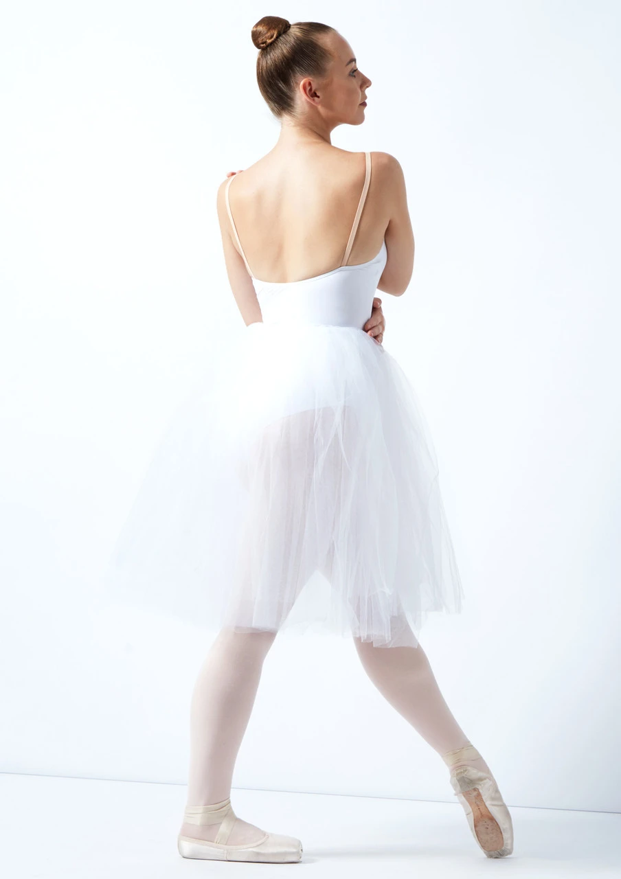 Leo's Dancewear Soft Tulle Juliet Tutu Skirt Leo's Dancewear Soft Tulle Juliet Tutu Skirt -Dance costume bl ld137lt leos dancewear soft tulle juliet tutu skirt white back 92836.1678926085