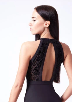 Bloch Kayla Halter Leotard -Dance costume bll1085 black back 2 53694.1698399569