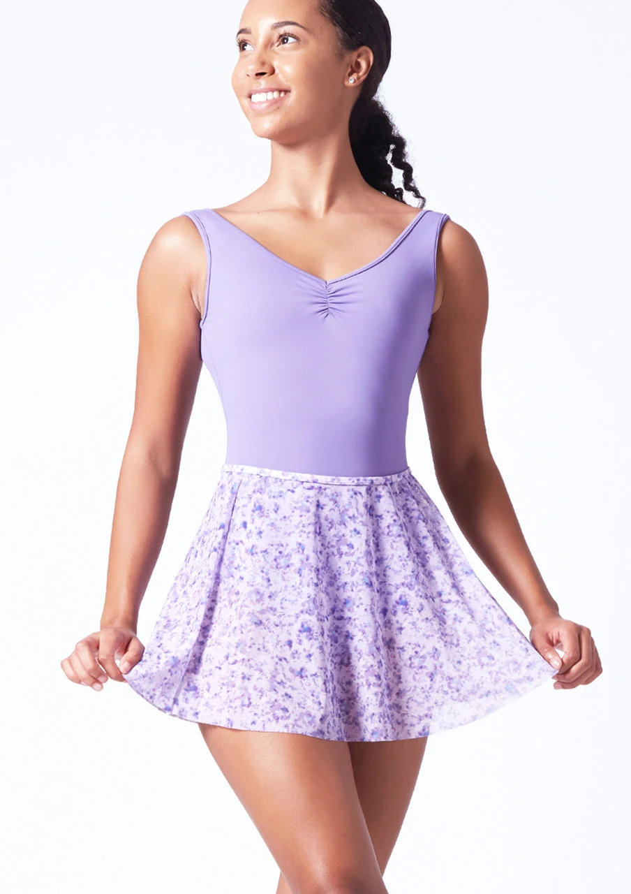 Bloch Floral Print Skirt - Lilac Bloch Floral Print Skirt - Lilac -Dance costume blr0241 lilac front t 47774.1697757686