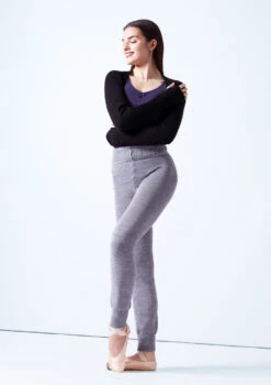 Bloch Lydia Knit Shoulder Shrug -Dance costume blz0979 black front 4 53244.1678881337