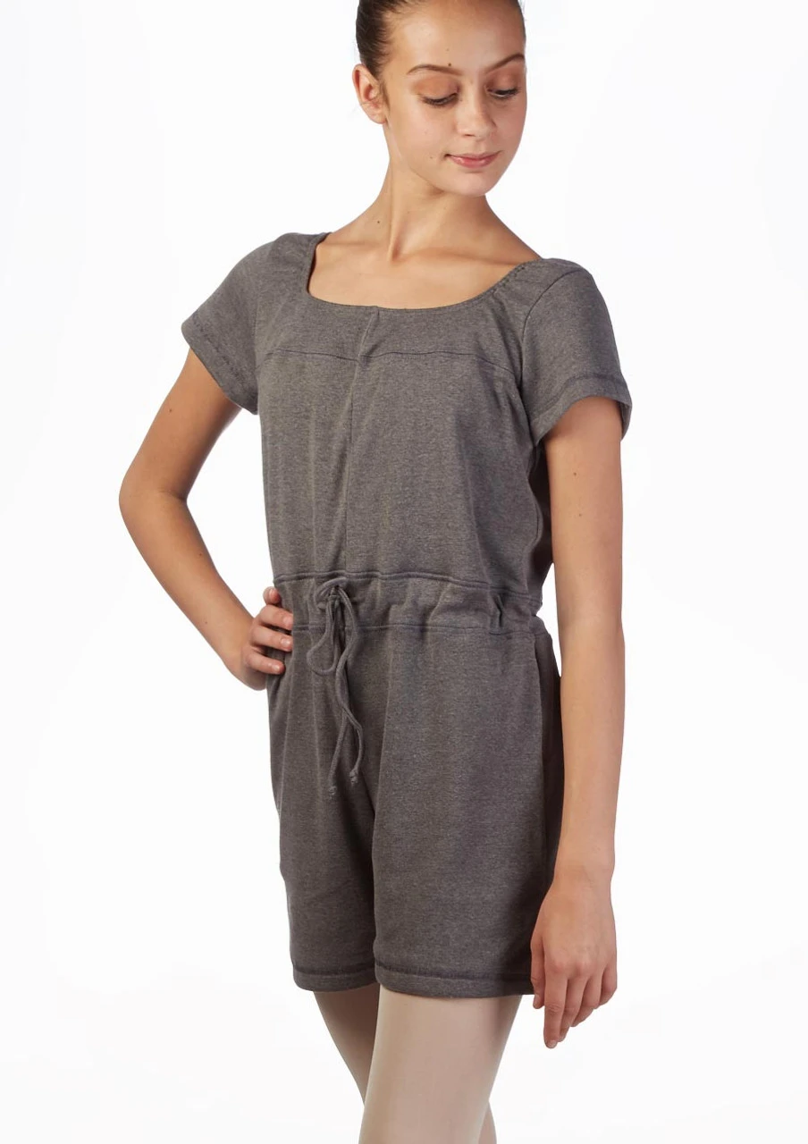 Ballet Rosa Teen Romper Warm Up Suit Ballet Rosa Teen Romper Warm Up Suit -Dance costume br anice ballet rosa teen romper warm up suit grey front thumbnail T 81386.1698802104