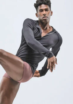 Ballet Rosa Mens Kyros Long Sleeve Hoody -Dance costume brkosal black frontmain 1t 33229.1698803367