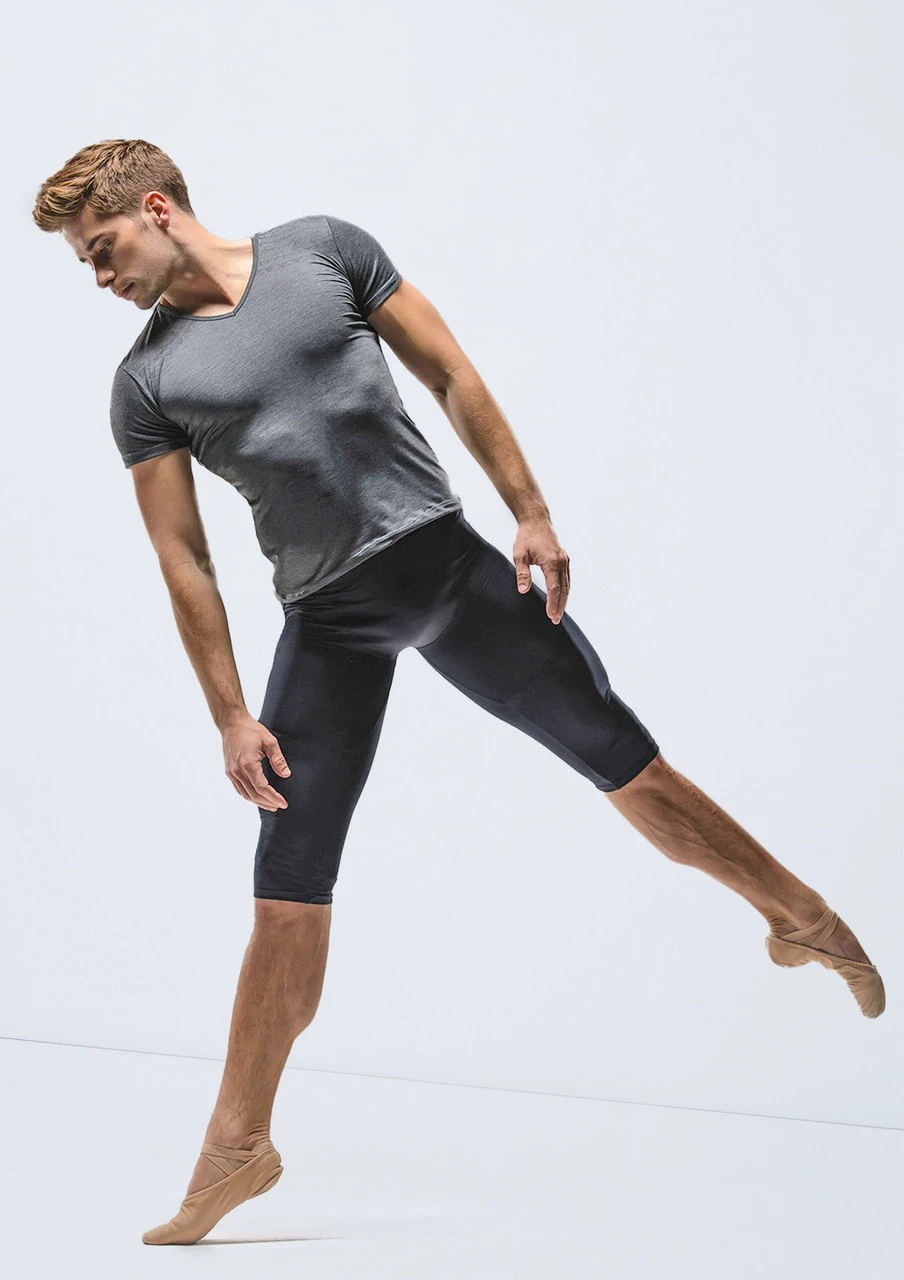 Ballet Rosa Mens Nizar Printed T-Shirt Ballet Rosa Mens Nizar Printed T-Shirt -Dance costume brnizar grey frontmain 1 00139.1698803766