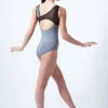 Capezio Teen Cut Out Tank Leotard -Dance costume ca 11649t capezio teen cut out tank leotard grey back 42621.1678927039