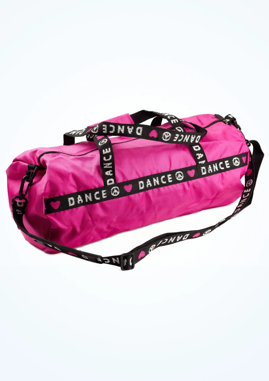Capezio Heart Duffel Dance Bag Capezio Heart Duffel Dance Bag -Dance costume ca b81hpk capezio heart duffle bag pink front T 09532.1696635025