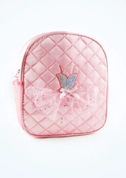 Capezio Sequin Backpack -Dance costume cab282 pink front t 87930.1698711779