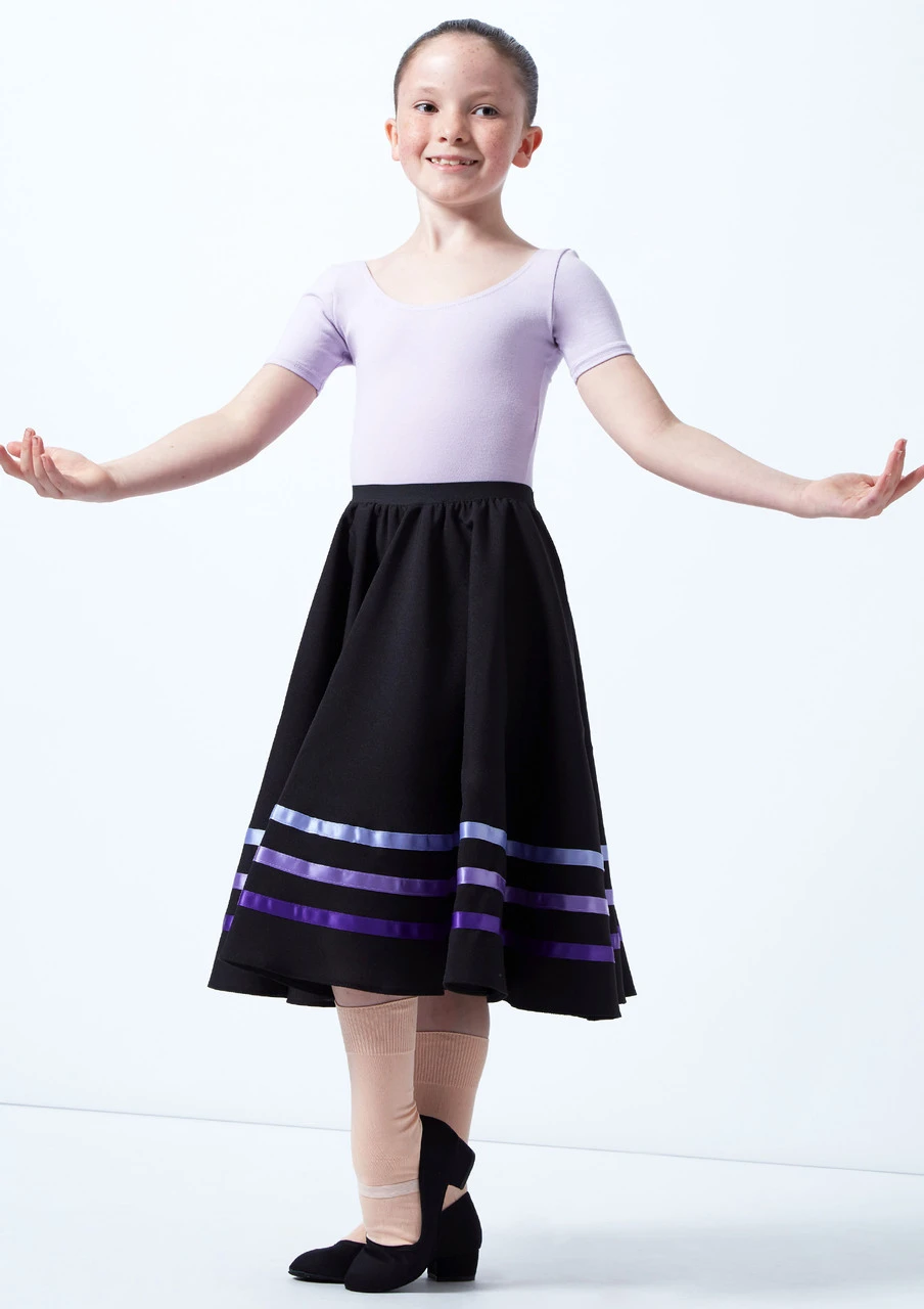 RAD Ballet Character Dance Skirt RAD Ballet Character Dance Skirt -Dance costume cd cs rad ballet character dance skirt purple front no1 68319.1678927403