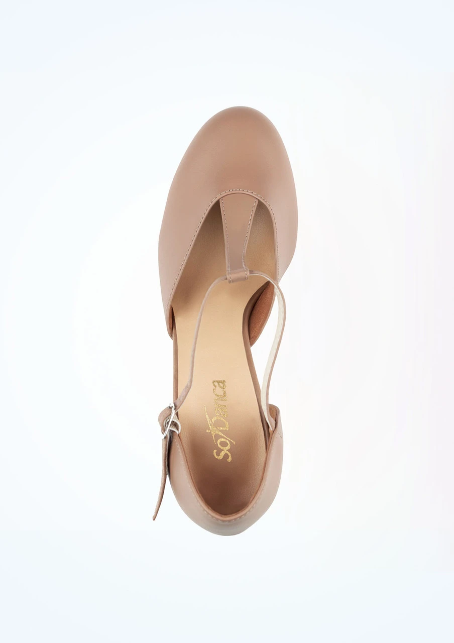 So Danca T Strap Character Shoe 3" - Tan So Danca T Strap Character Shoe 3" - Tan -Dance costume ch 98 so danca t strap character shoe 3 tan no2 85810.1678885597