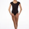 Bloch Teen Cross Back Leotard - Black -Dance costume cl8832 bloch teen cross back leotard black front 73492.1678880714