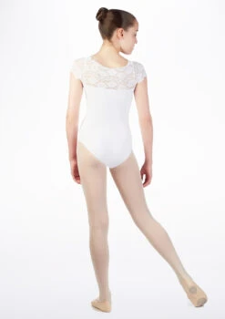 So Danca Teen Cap Sleeve Leotard -Dance costume e 11134 so danca teen cap sleeve leotard white no1 32198.1678885698