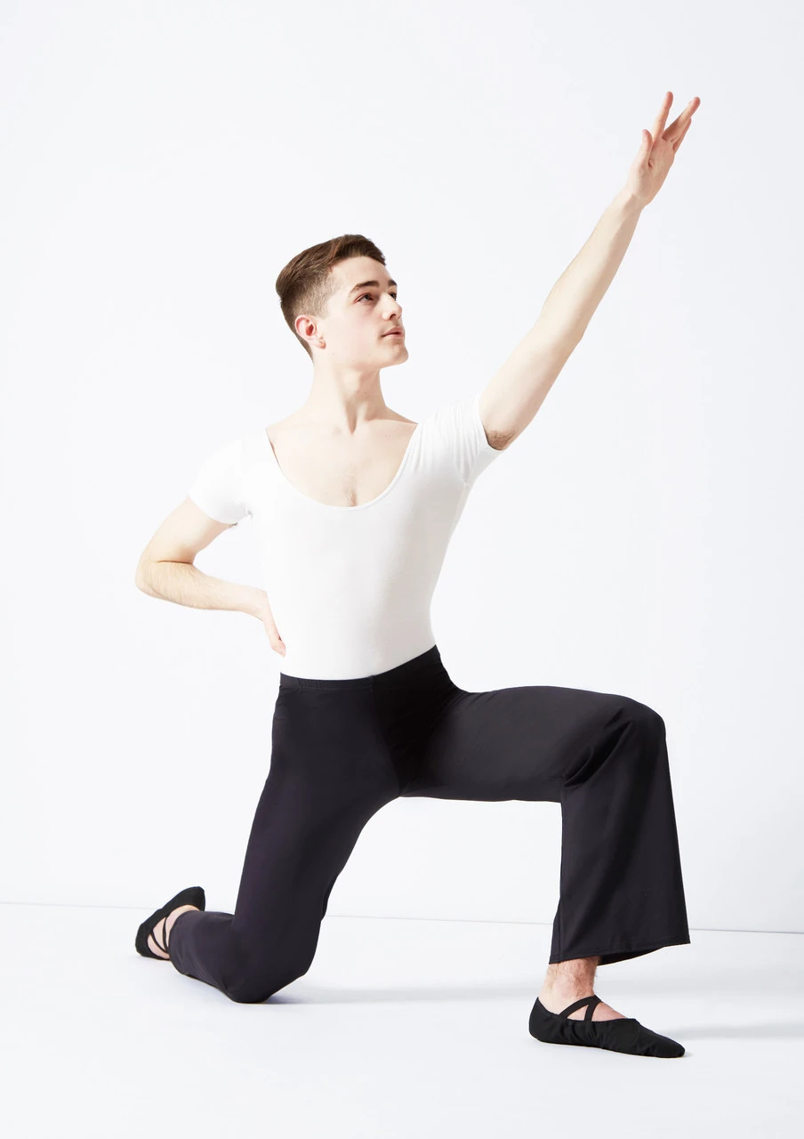 Freed RAD Mens Short Sleeve Thong Leotard Freed RAD Mens Short Sleeve Thong Leotard -Dance costume fraaron white front 1 76484.1678927594