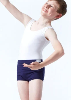 Freed RAD Mens Tank Leotard -Dance costume frarnsw2 white front 2t 41745.1698806779