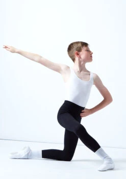 Freed Mens RAD Stirrup Tights -Dance costume frr317p black front 1 23933.1676420537