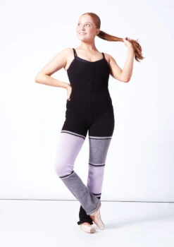 Intermezzo Constantine Warmup Catsuit -Dance costume it4693 black front 1 24313.1697498581