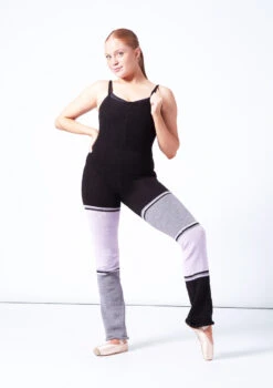 Intermezzo Constantine Warmup Catsuit -Dance costume it4693 black front 2 52045.1697498581