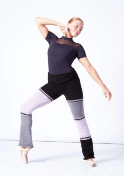 Intermezzo Cosimo Knit Warm Up Pants -Dance costume it5534 black front 3 05139.1697498601