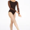 Capezio Multi-Strap Long Sleeve Leotard -Dance costume mc832w capezio multi strap long sleeve leotard black front 40400.1678927337
