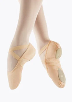 Merlet Stella Split Sole Ballet Shoe -Dance costume mlstell maint salmon 36008.1698809420