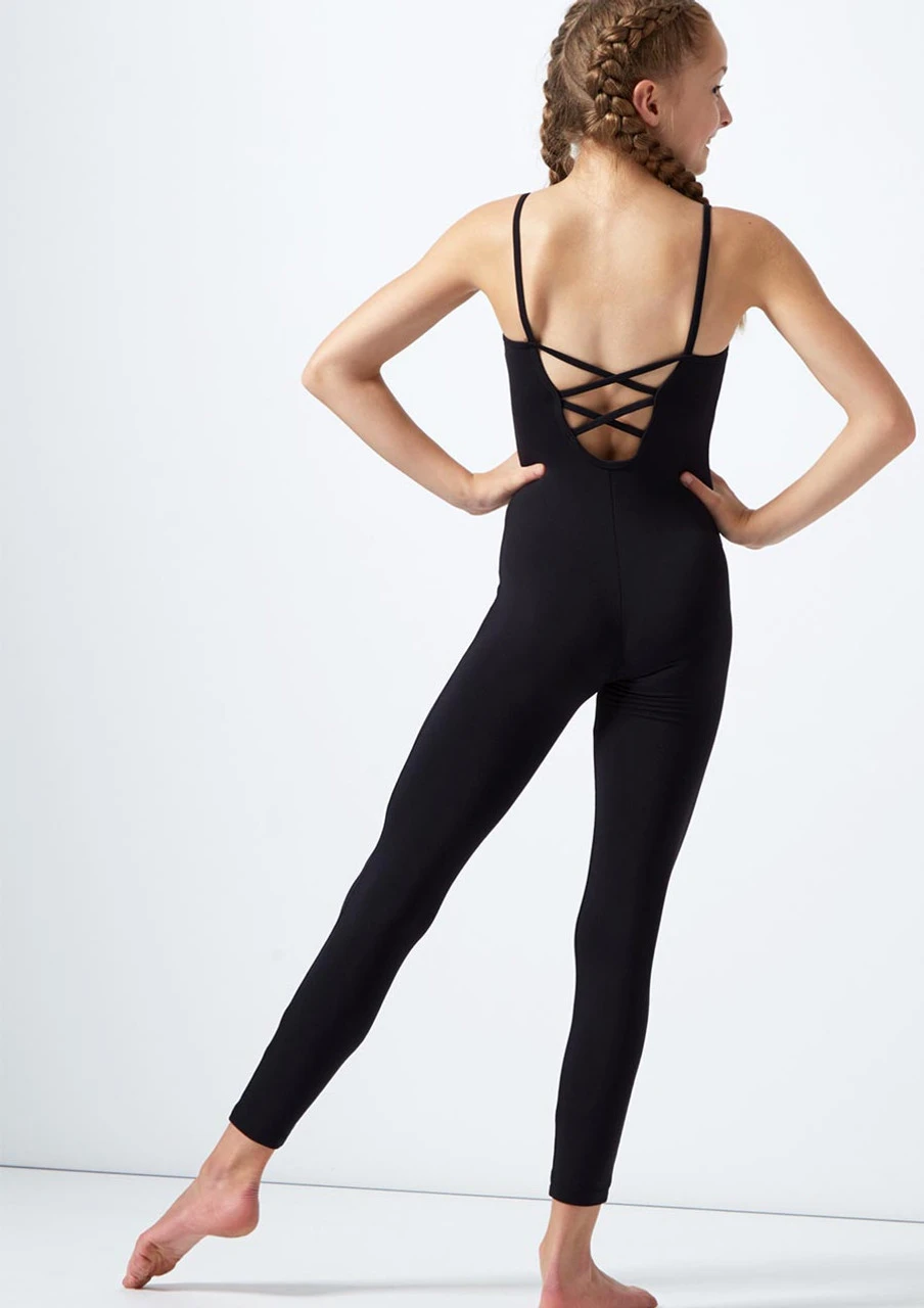 Move Dance Kayla Teen Cross Strap Scoop Back Catsuit Move Dance Kayla Teen Cross Strap Scoop Back Catsuit -Dance costume mo c5219 move dance low back cross catsuit teen black back thumbnail T 45815.1691019233
