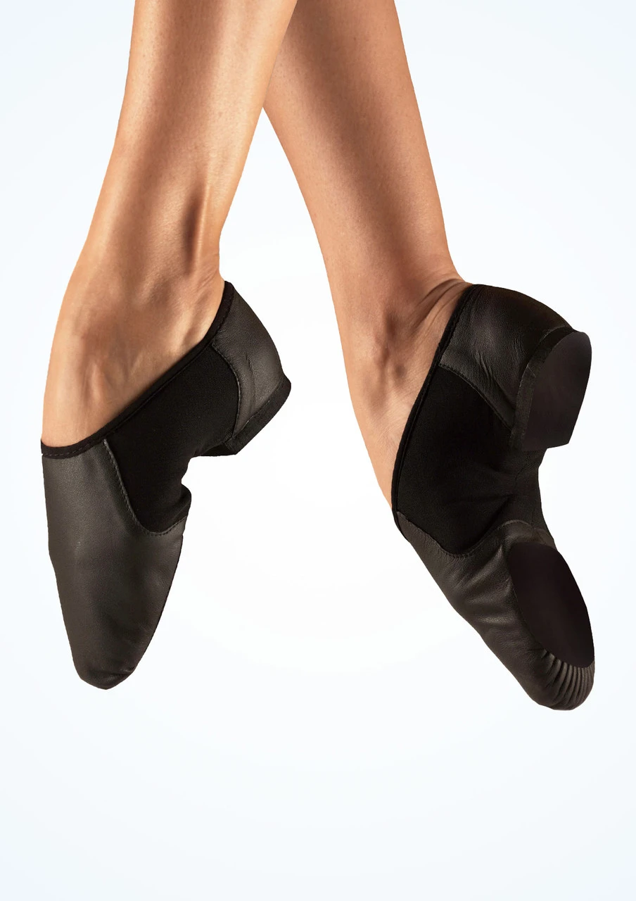 Move Illusion Split Sole Jazz Shoe - Black Move Illusion Split Sole Jazz Shoe - Black -Dance costume mo j0012 move illusion split sole jazz shoe black main image T 68953.1695432183