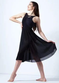 Move Dance Thalassa Cut Out Lyrical Dress 6 Move Dance Thalassa Cut Out Lyrical Dress -Dance costume mo r0223 move dance thalassa cut out lyrical dress black front 82539.1678884664