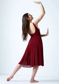 Move Dance Thalassa Cut Out Lyrical Dress 4 Move Dance Thalassa Cut Out Lyrical Dress -Dance costume mo r0223 move dance thalassa cut out lyrical dress red back 66141.1678884664