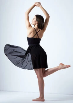 Move Dance Ariel Cross Back Lyrical Dress -Dance costume mo r0224 move dance ariel cross back lyrical dress black back 96505.1678884671