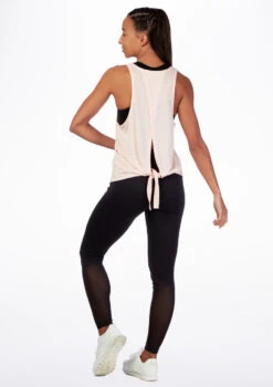 Move Dance Tie Back Dance Top 4 Move Dance Tie Back Dance Top -Dance costume mo z0608 move tie back dance top pink back 73124.1678884946