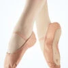 Move Dance Full Sole Vegan Ballet Shoe -Dance costume mob0017 pnk main 2 07065.1678928361