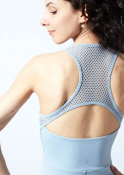 Move Dance Stefani Catsuit -Dance costume moc0635 blu close up back 1 58575.1678928408