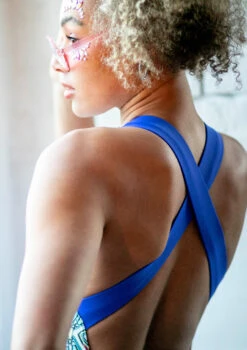 Move Dance Onyx Cross Back Unitard - Marble -Dance costume moc0901 mar close up back 2 97792.1678928431